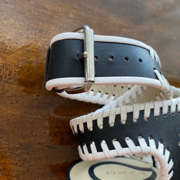 ETRO Mirrored Wraparound Sandals Size 7 - Picture 7 of 7